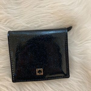 Navy Sparkle small Kate Spade wallet
